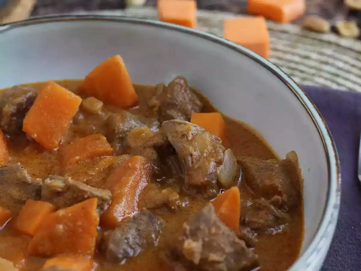 African mafé beef - easy and tasty recipe - photo 2