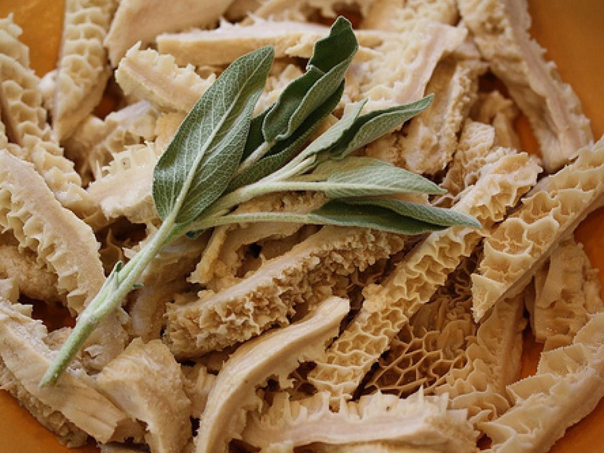 African tripe and onions with chilli