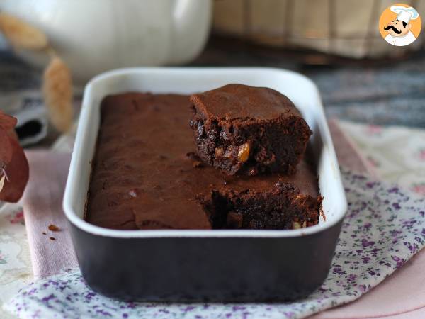 Air fryer chocolate walnut brownie - photo 8