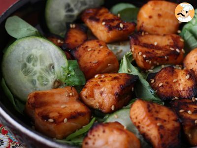 Air fryer salmon bites with Asian marinade - photo 6