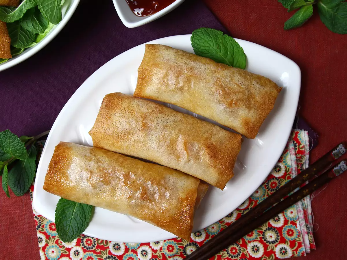 Air fryer shrimp spring rolls - photo 2