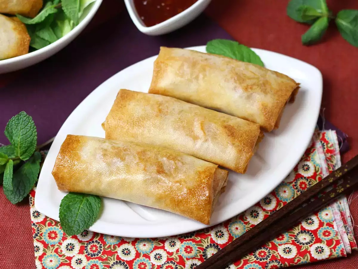 Air fryer shrimp spring rolls - photo 6