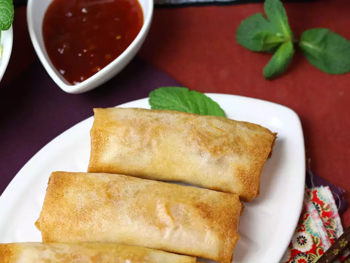 Air fryer shrimp spring rolls - photo 8