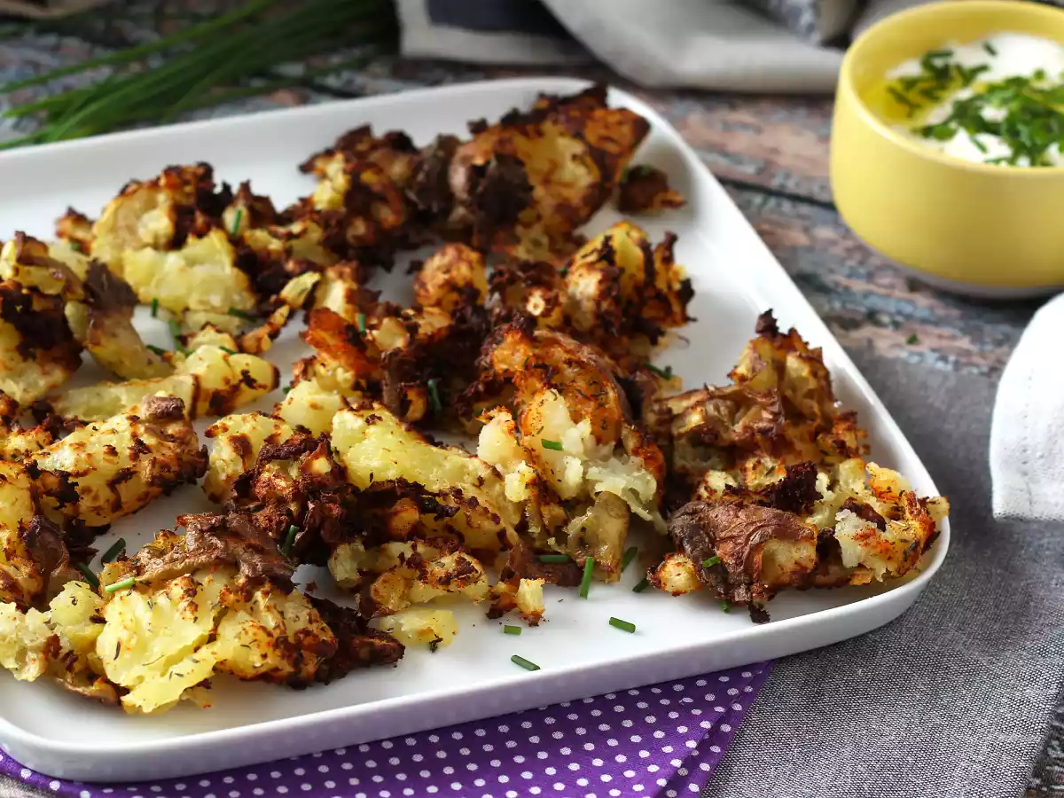 Air fryer smashed potatoes, the super crispy side dish! - photo 3