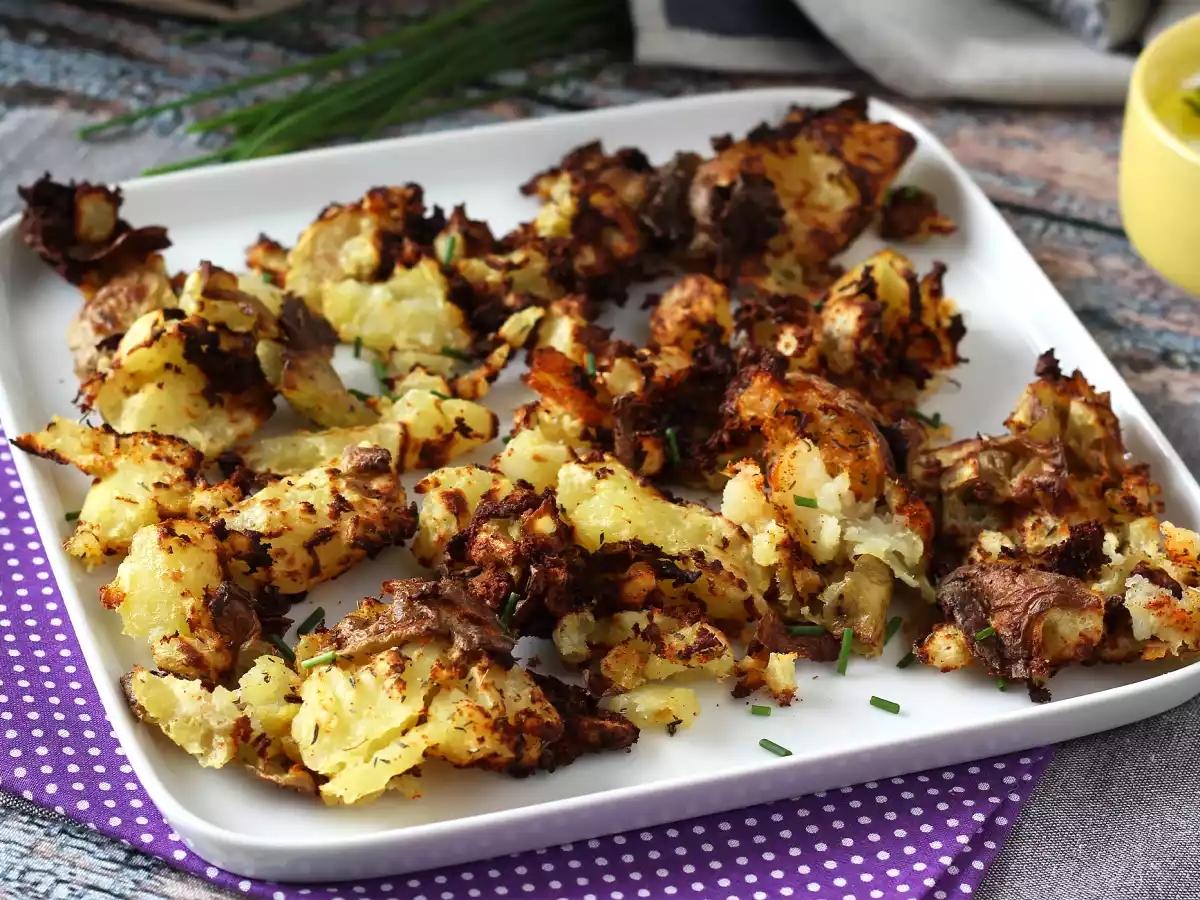 Air fryer smashed potatoes, the super crispy side dish! - photo 5