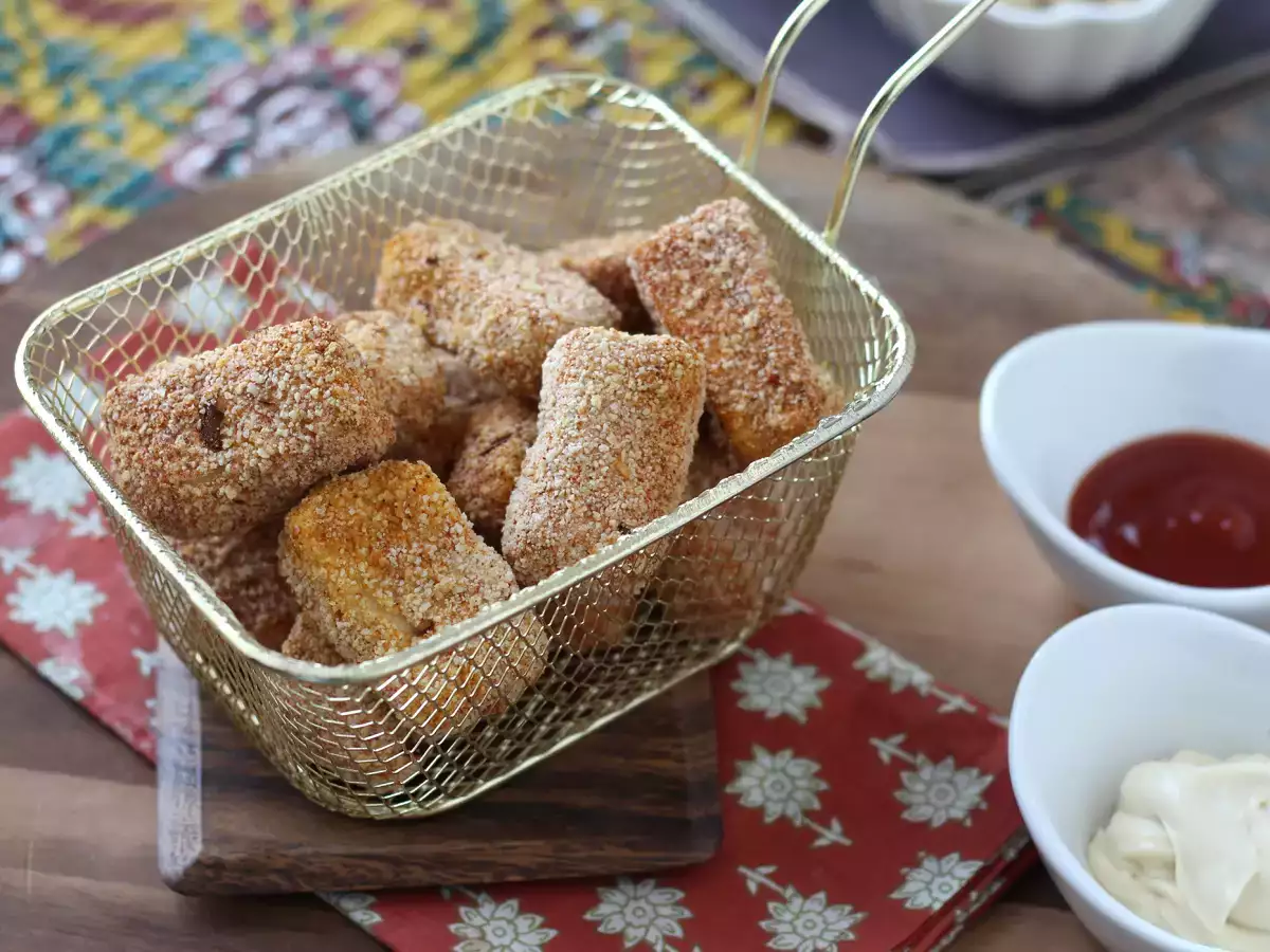 Air fryer tofu nuggets