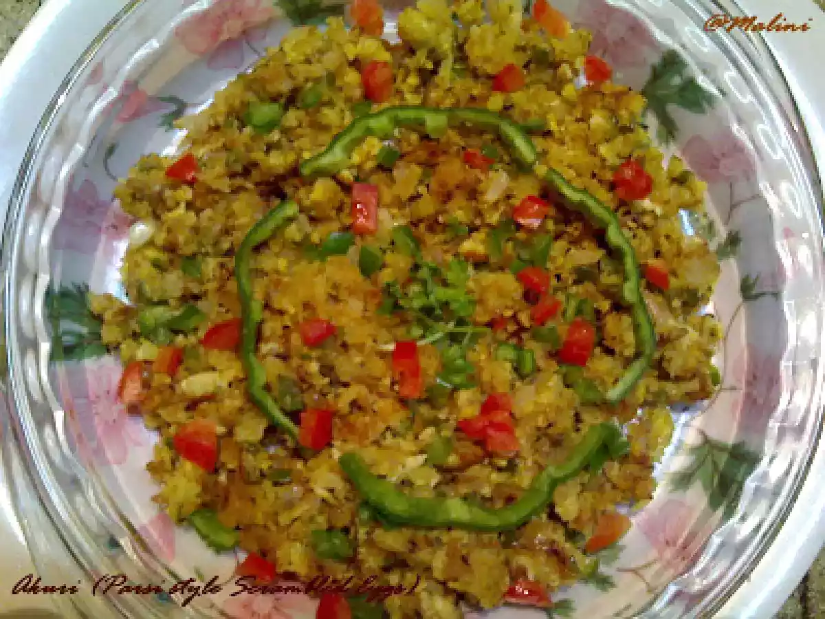 Akuri (Parsi Scrambled Eggs)