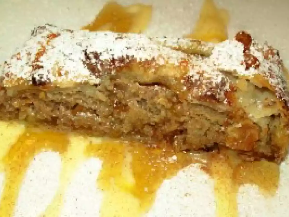 Almond Walnut & Honey Slice