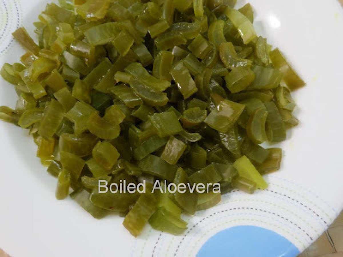 Aloe vera stir fry - photo 4