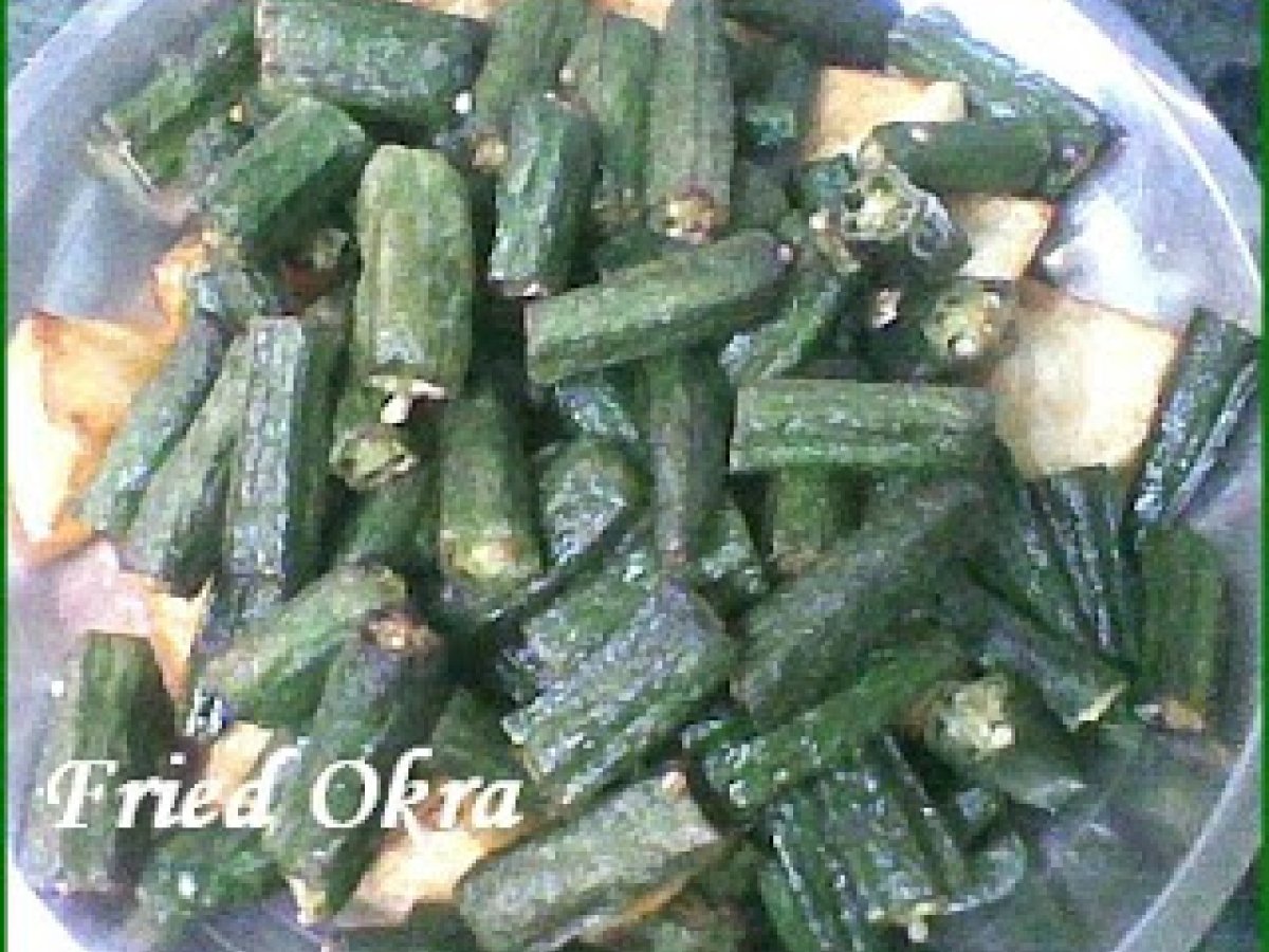 Aloo Bhindi Recipe | Authentic Recipe for Aloo Bhindi - Fried Aloo Bhindi - photo 2