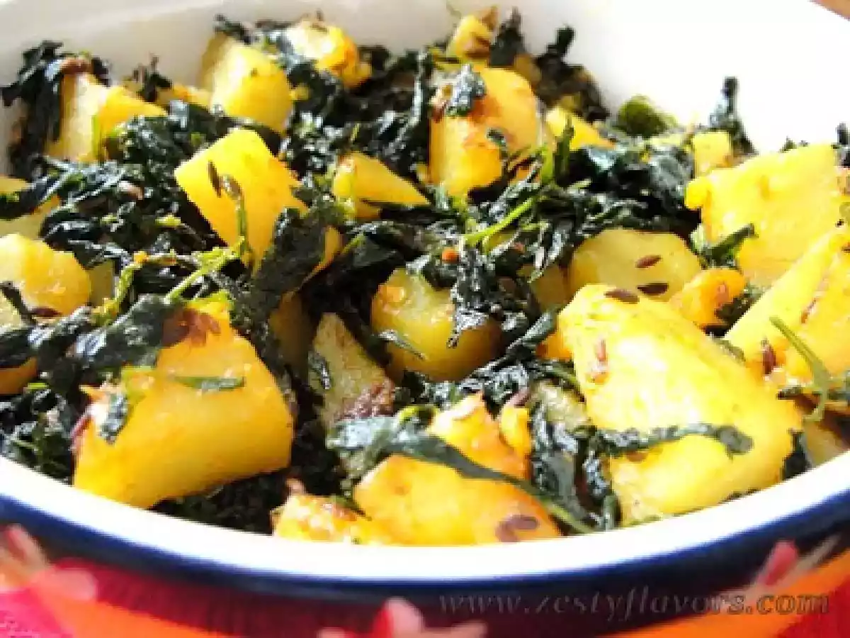 Aloo Methi ki Sabzi (Fenugreek Potato Vegetable)