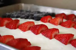 American Flag Cake