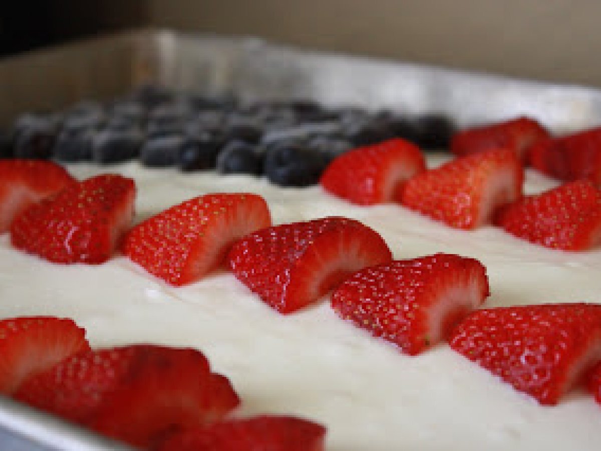 American Flag Cake