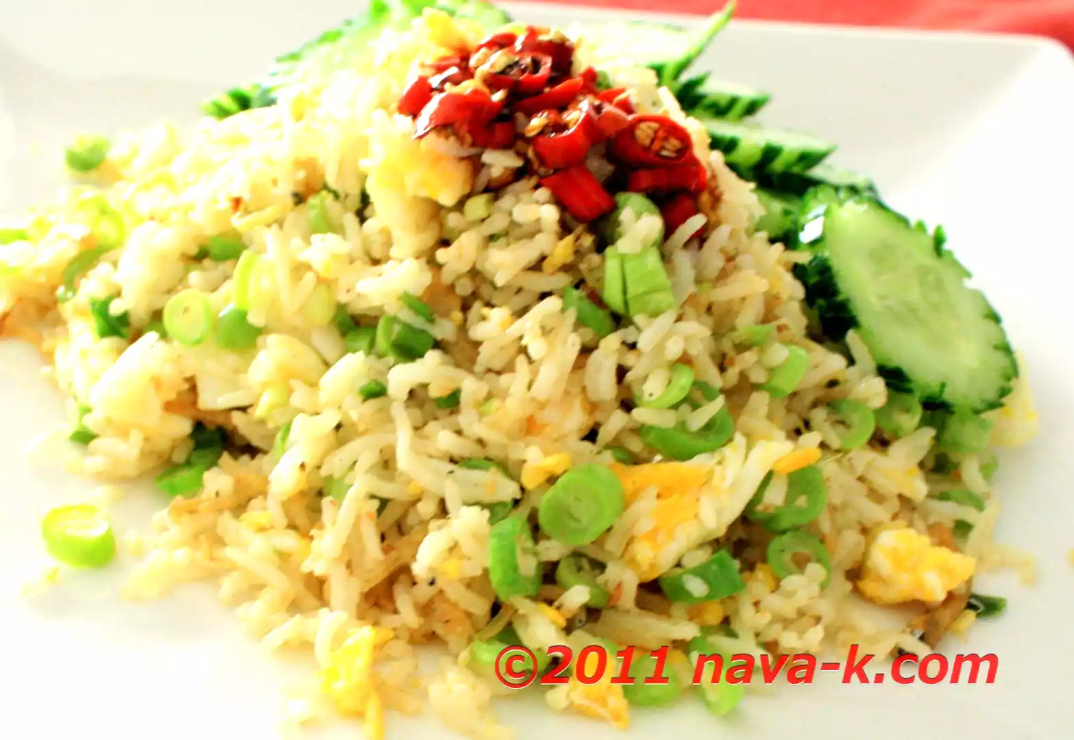 Anchole Rice Anchovies and long beans fried rice recipe