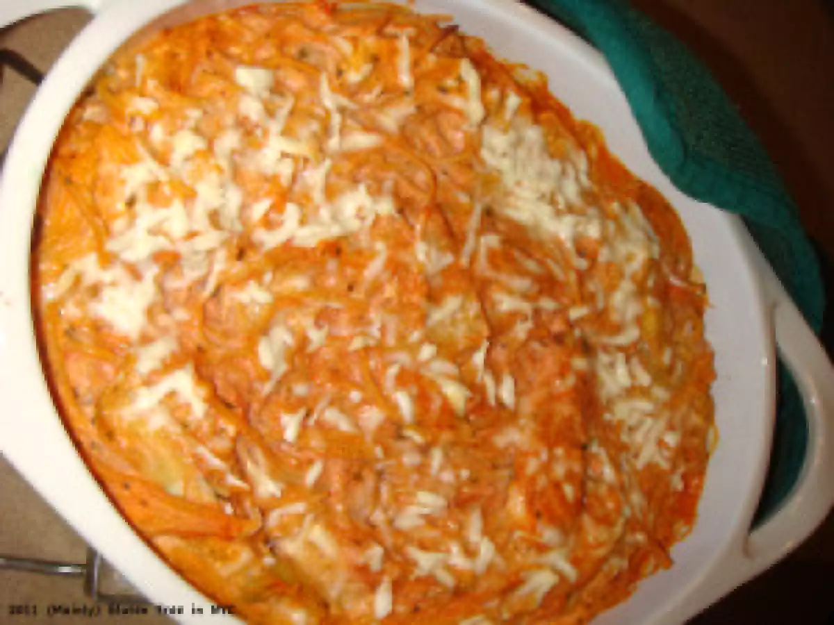 Angel Hair & Artichoke Spaghetti Pie