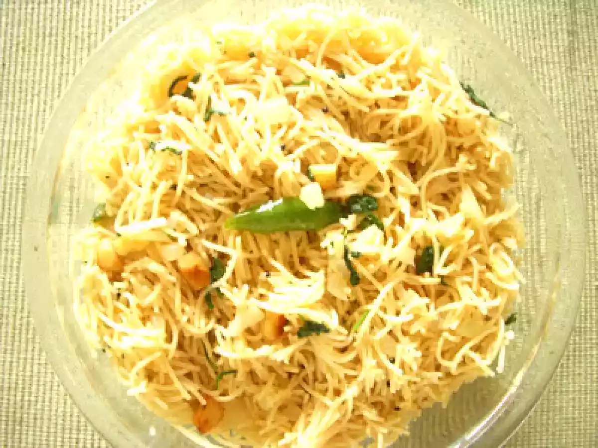 ANGEL HAIR PASTA UPMA