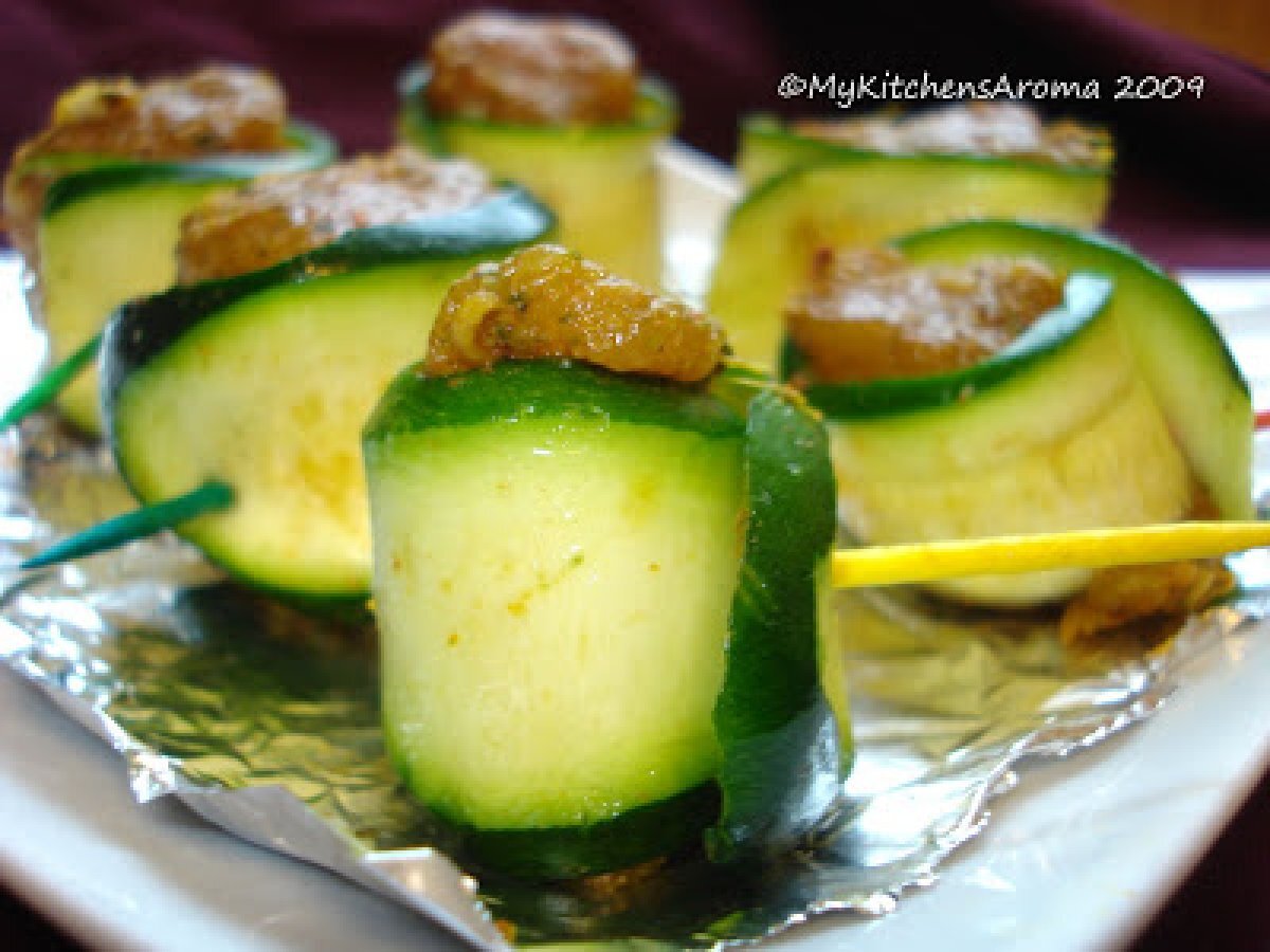 Appetizers - Chicken-Zucchini Roll-Ups - photo 2