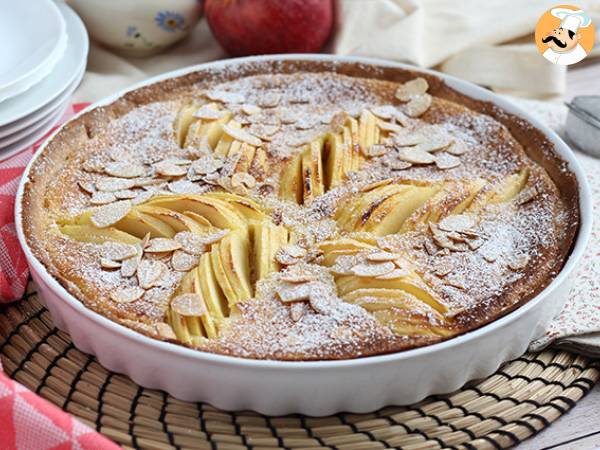 Apple and almond tart (tarte normande)