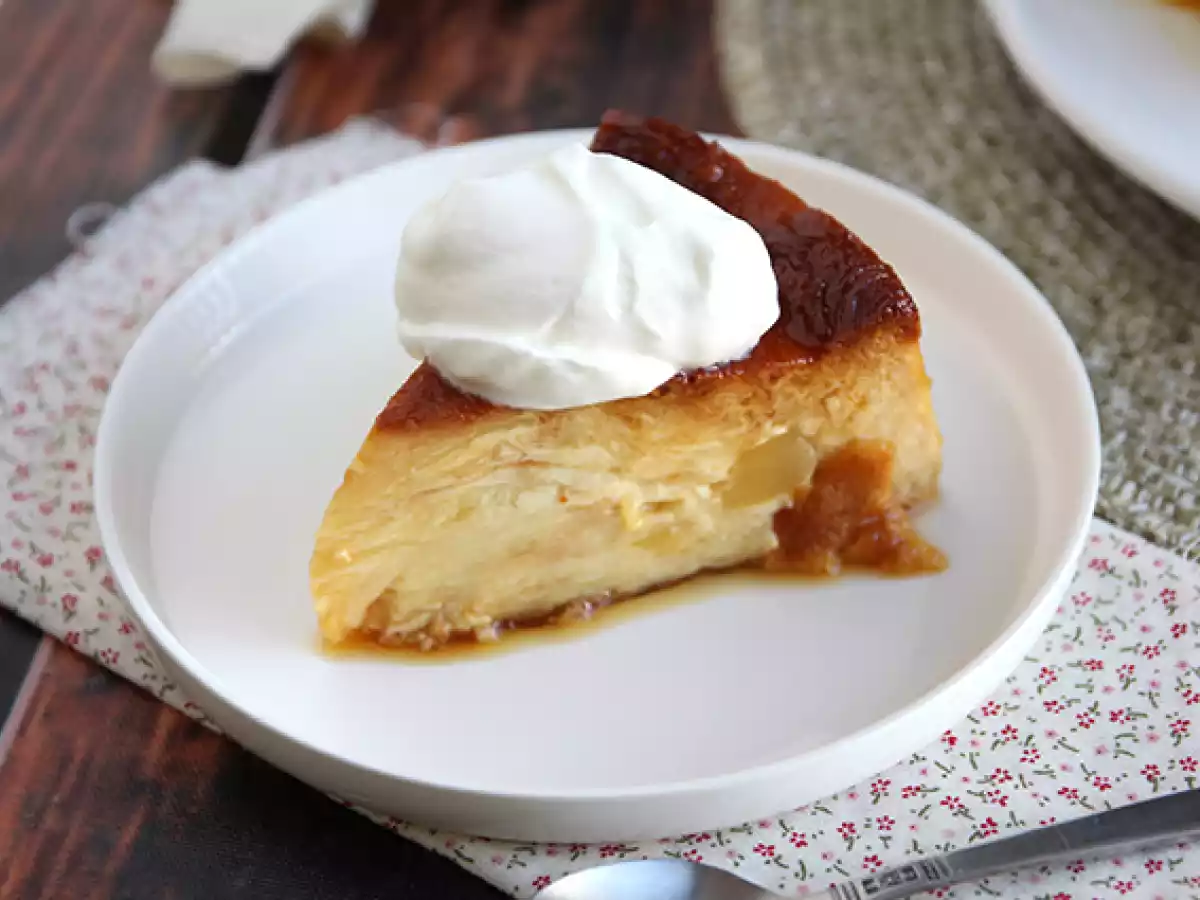 Apple and caramel croissant pudding - photo 6