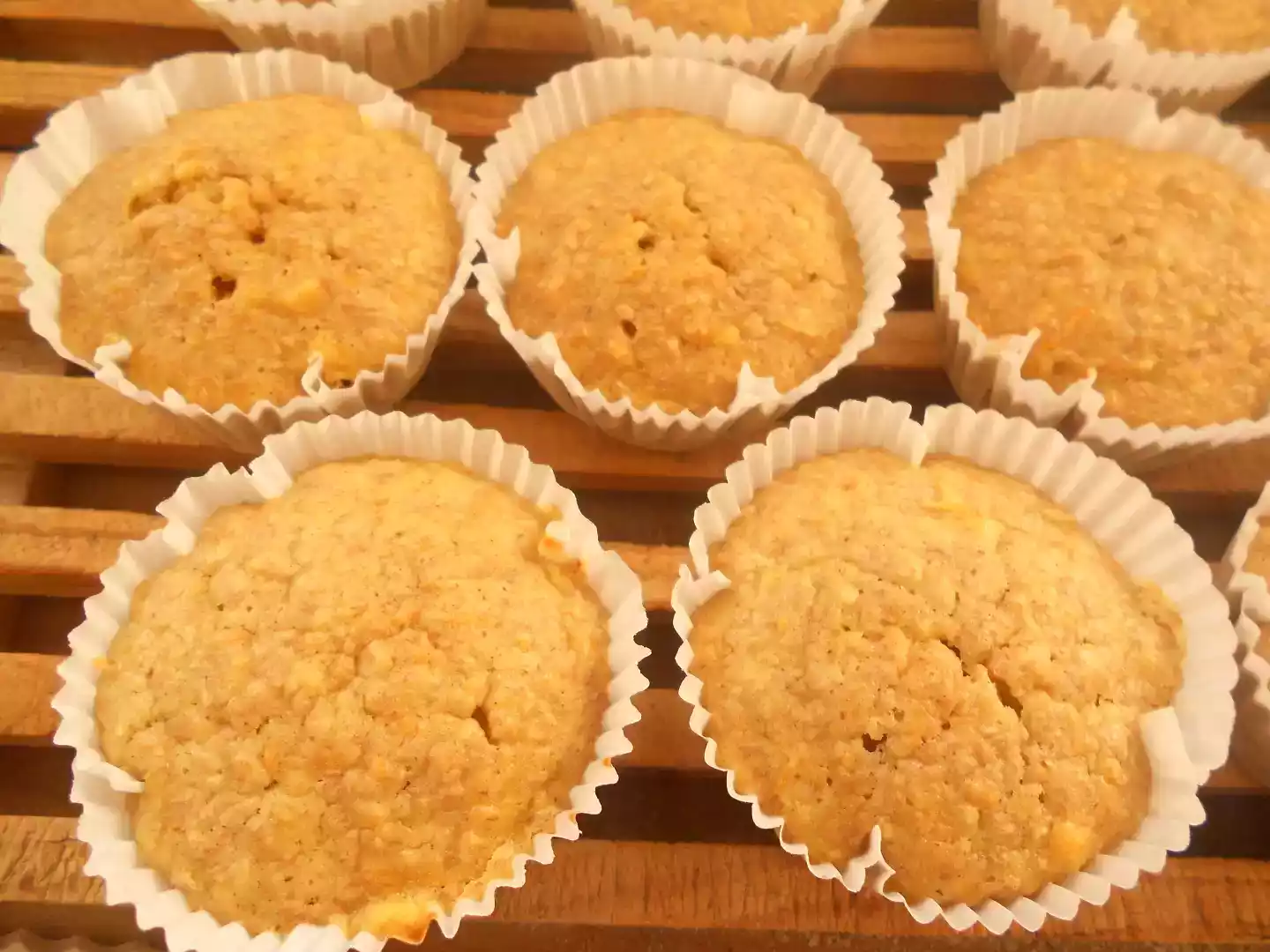 Apple and carrot muffins