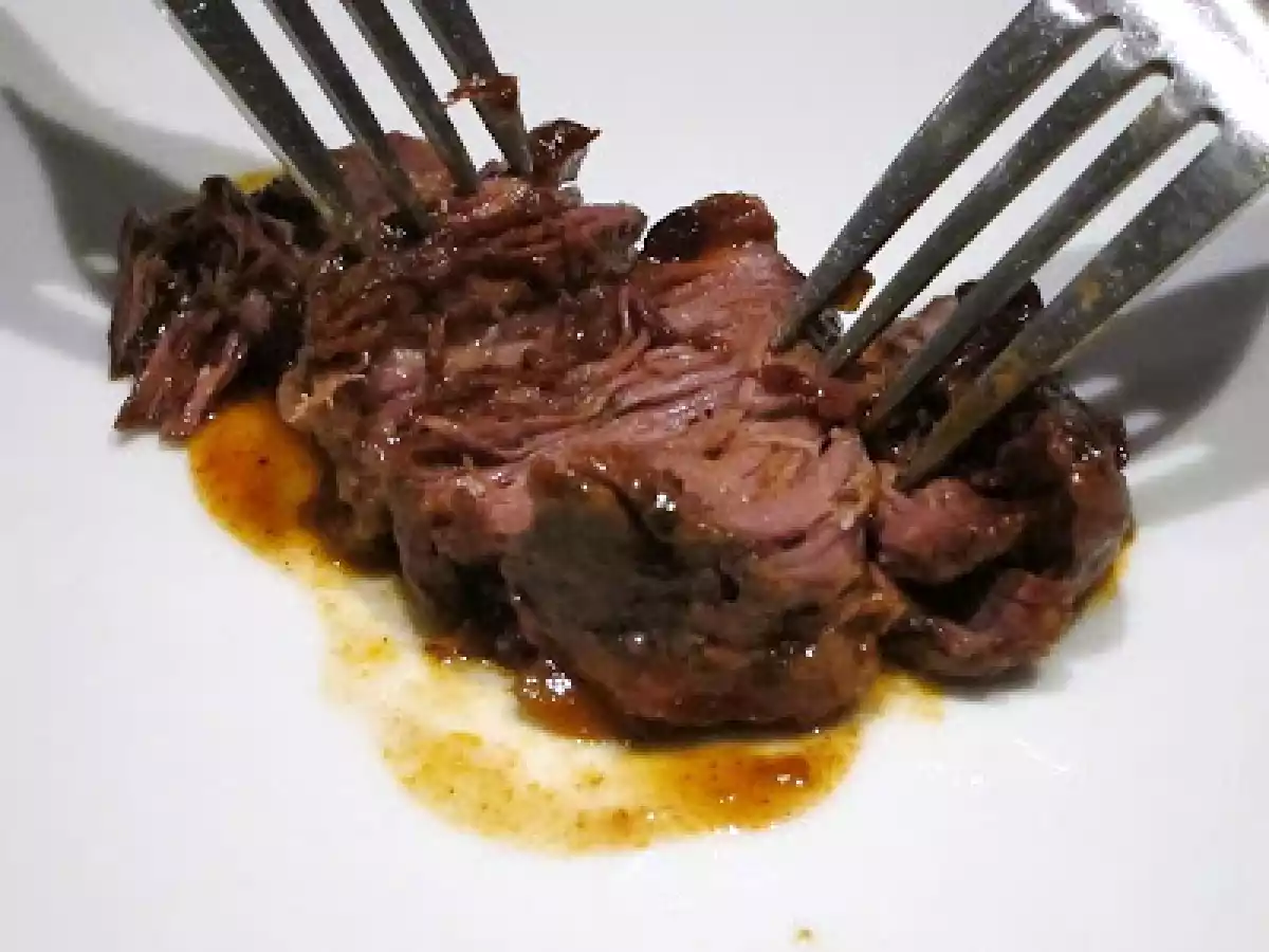 Apple Barbecue Braised Beef with Shaved Fennel & Apple Salad - photo 2
