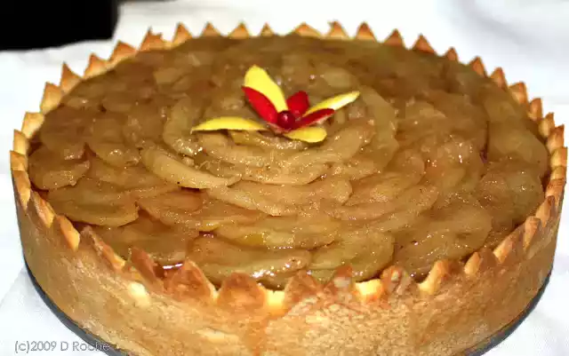 Apple calvados cheese cake recipe