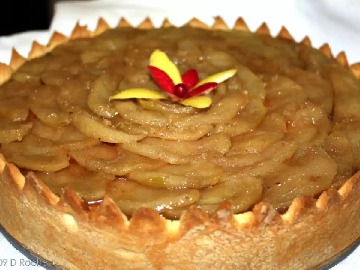 Apple Calvados Cheese Cake