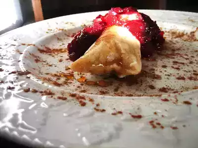 Apple cranberry sweet tamales
