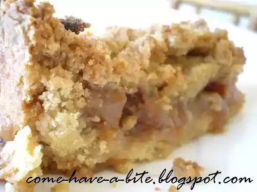 Apple crumble bars recipe