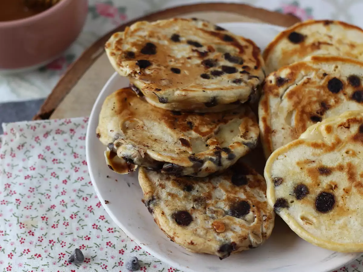 Apple pancakes with no added sugar - photo 3
