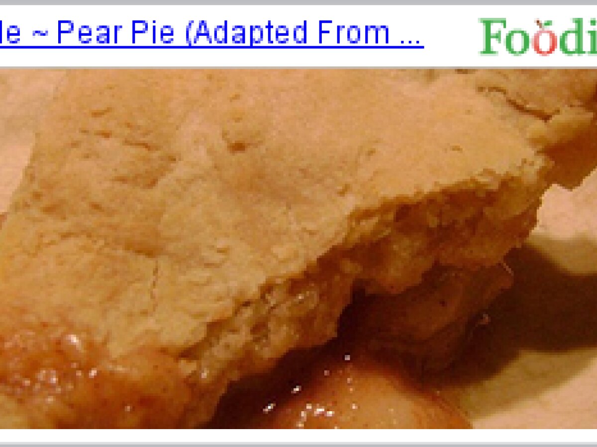 Apple ~ Pear Pie - photo 3