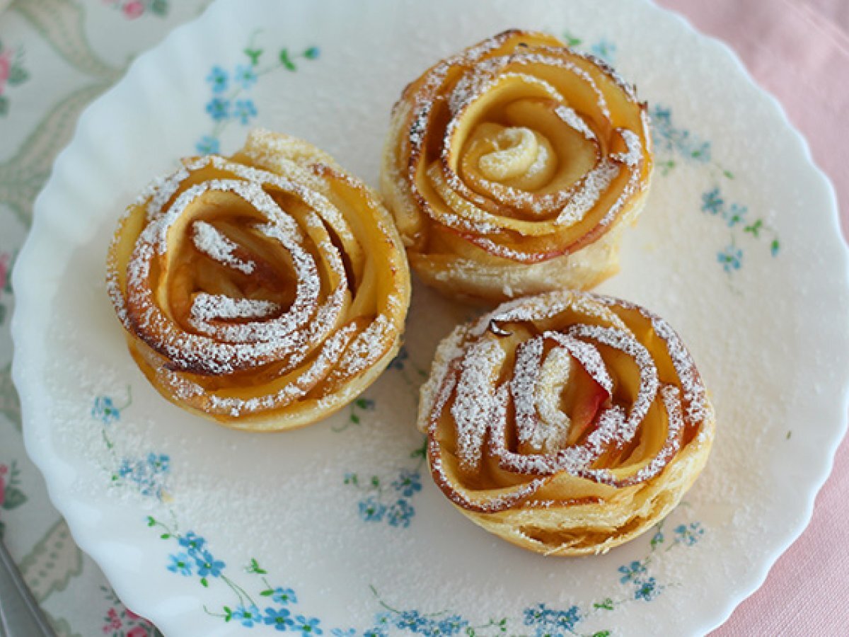 Apple rose tartlets - photo 4