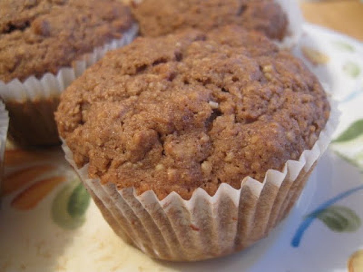 Applesauce Oatmeal Muffins (gluten-free, dairy-free, vegan)