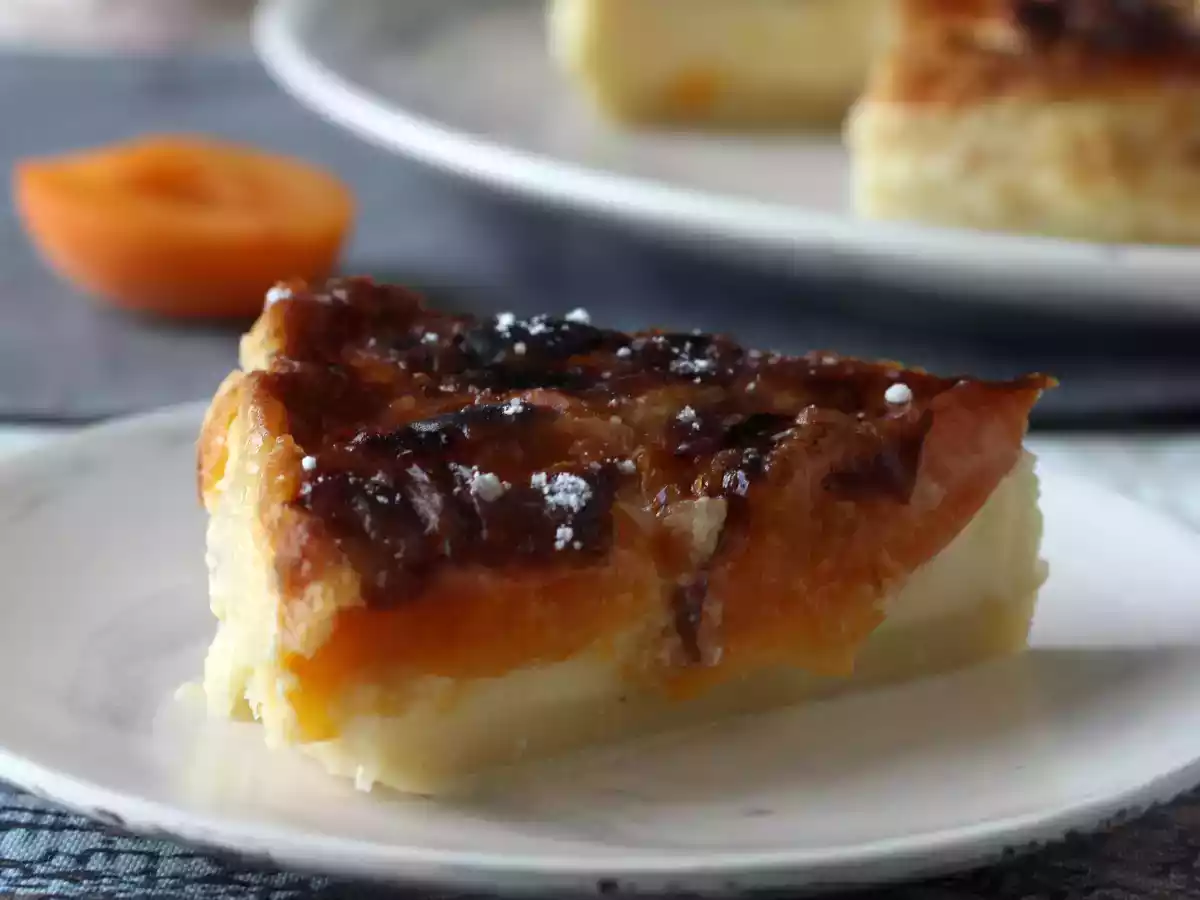 Apricot clafoutis with Air Fryer - photo 2