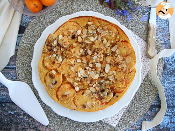 Apricot clafoutis with grilled almonds - photo 3