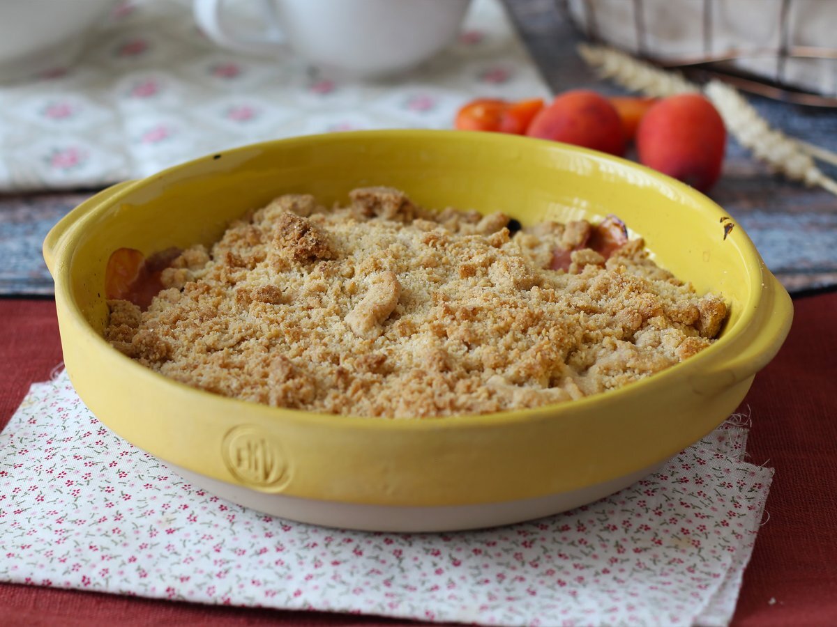 Apricot crumble, the super comforting melting and crunchy dessert - photo 6