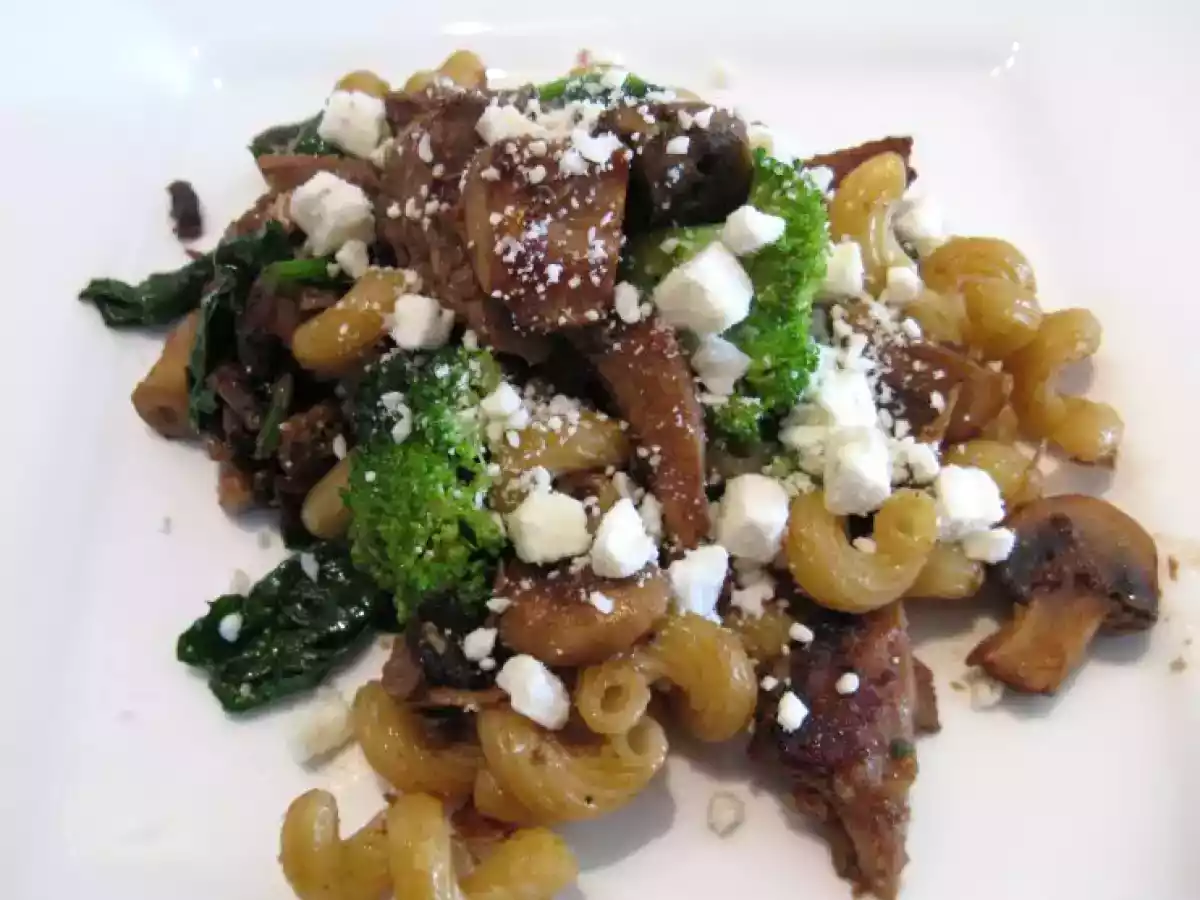 Apricot Pork Pasta with Feta - photo 2
