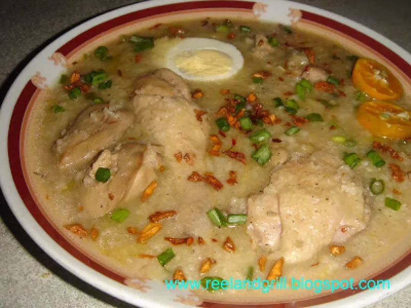 Arroz Caldo or Lugaw (Chicken Congee), photo 1