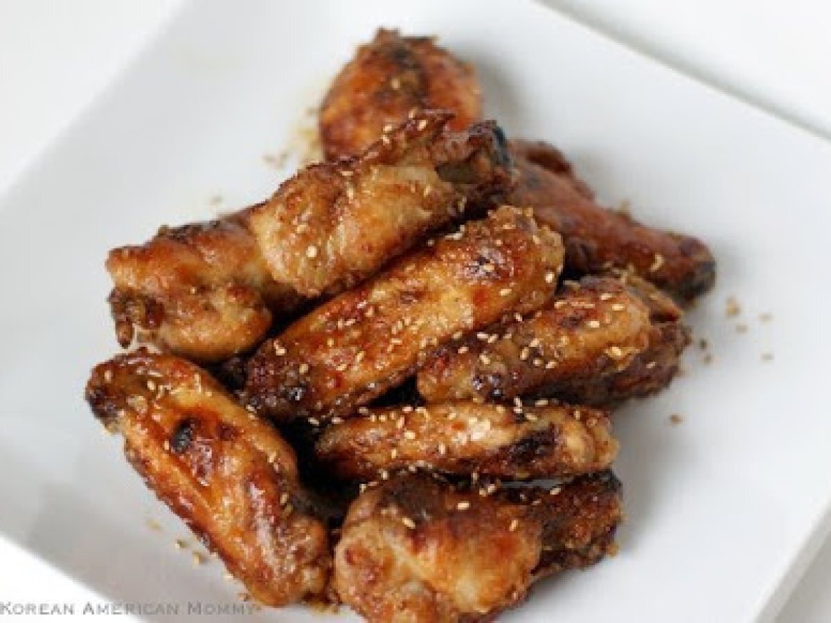 Asian Baked Crispy Chicken Wings