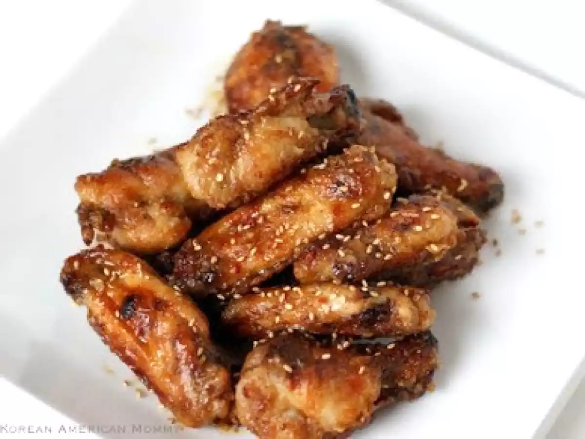 Asian Baked Crispy Chicken Wings