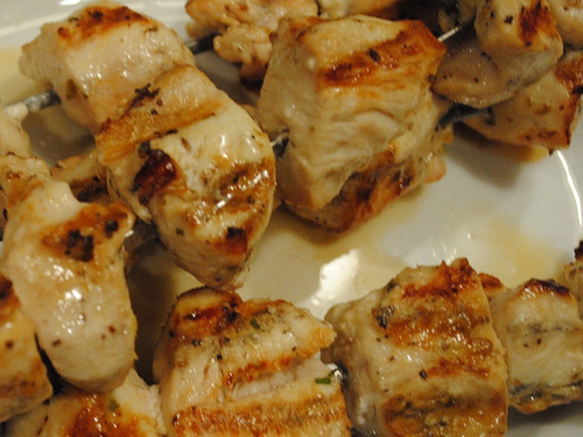 Authentic Greek chicken souvlaki - photo 2