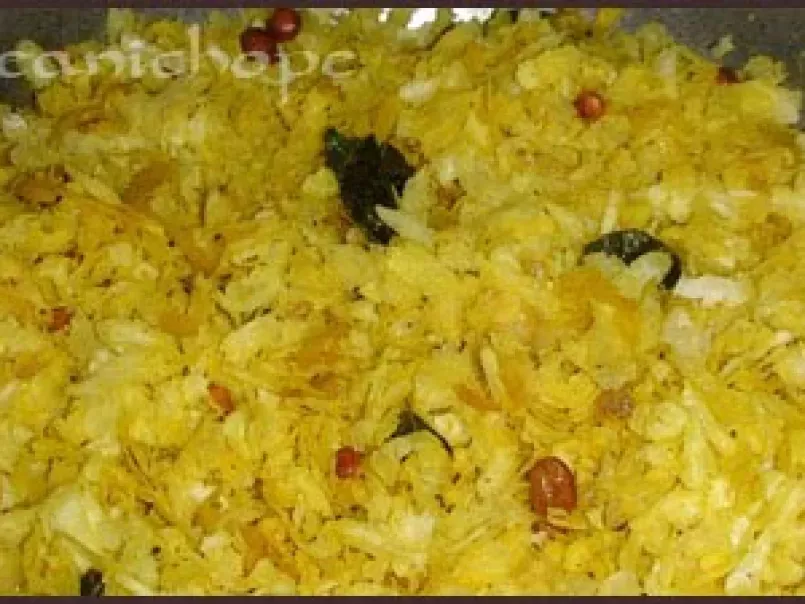 AVALAKKI UPKARI (Bajil Oggarane, Seasoned Beaten Rice), photo 1