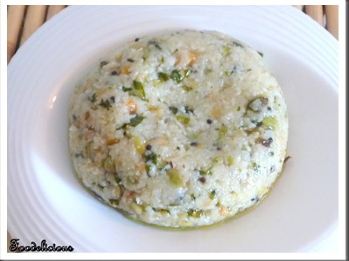 Avarekalu Akkitari Uppittu?Avarekalu Upma with rice and coconut?a speciality of Karnataka