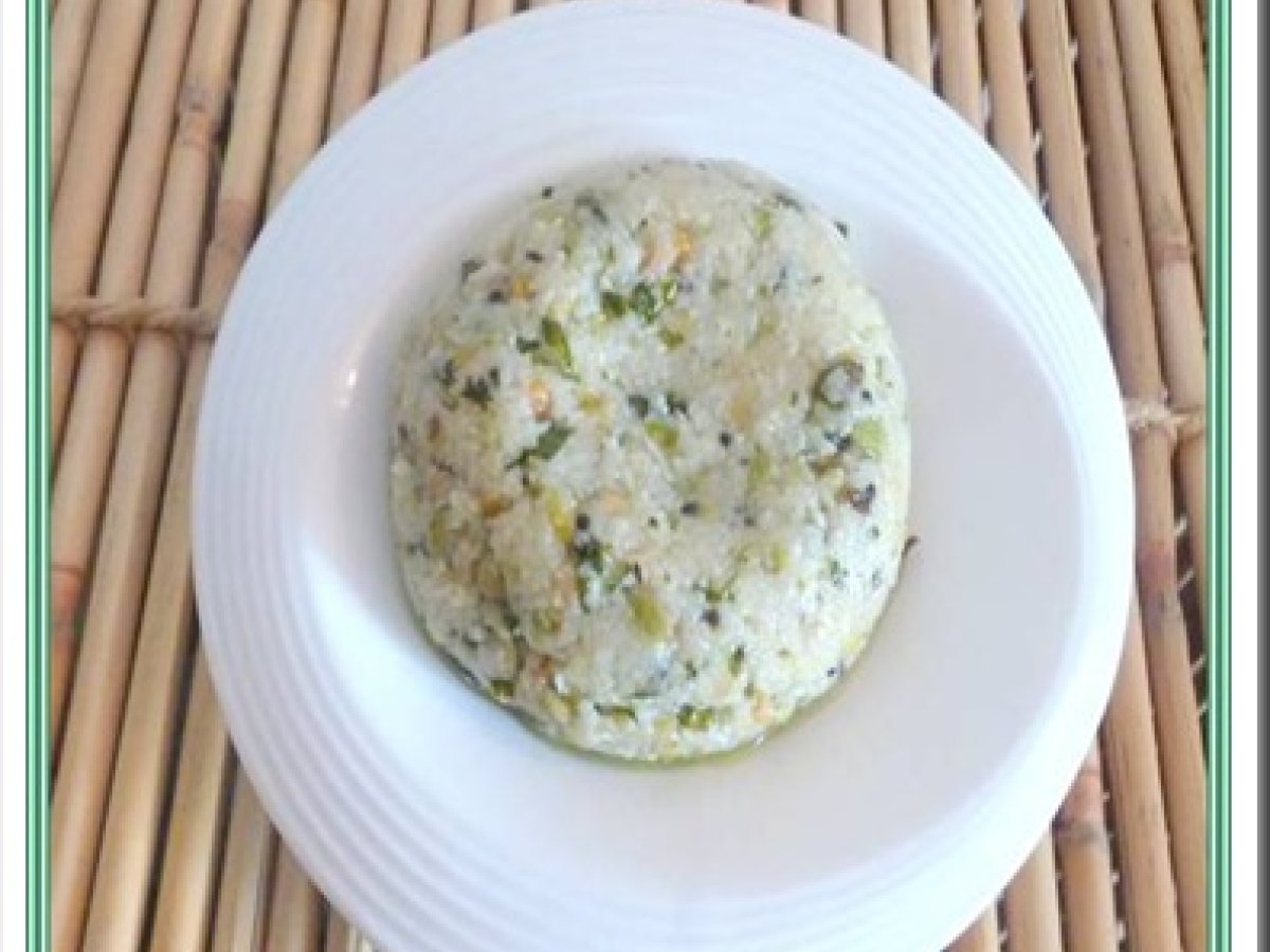 Avarekalu Akkitari Uppittu?Avarekalu Upma with rice and coconut?a speciality of Karnataka - photo 2