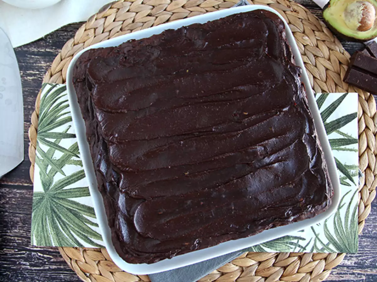 Avocado and chocolate brownie without butter – lactose-free - photo 4