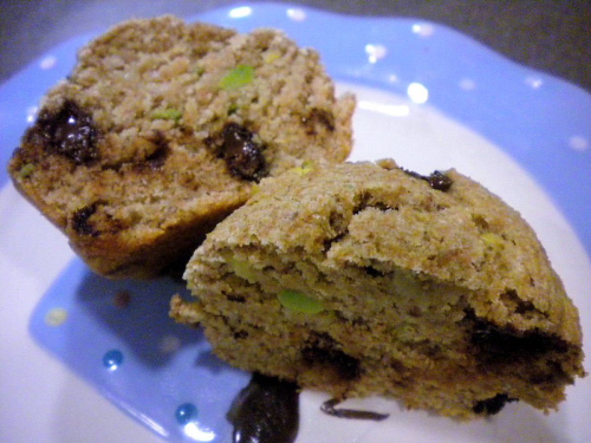 Avocado Chocolate Chip Muffins - photo 3