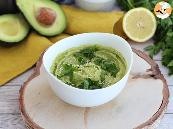 Avocado hummus with a twist