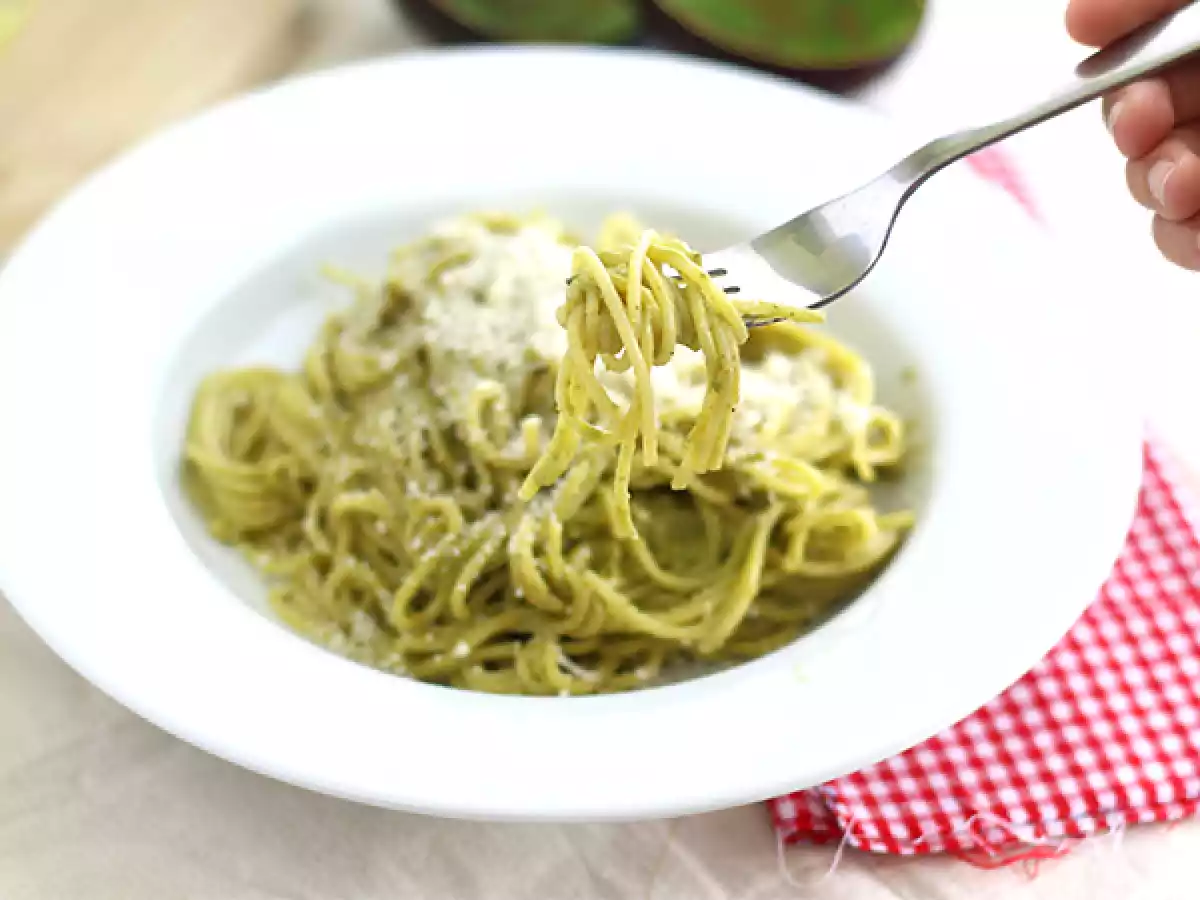 Avocado spaghetti carbonara - photo 3