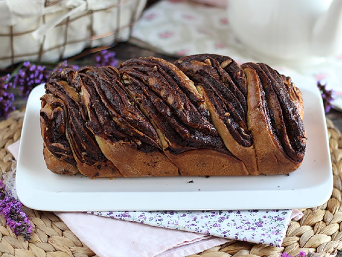 Babka brioche - chocolate and nuts - photo 4