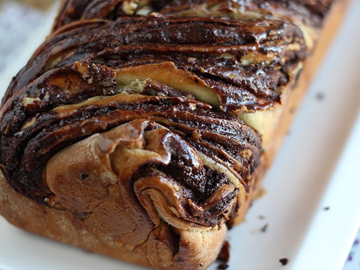 Babka brioche - chocolate and nuts - photo 5